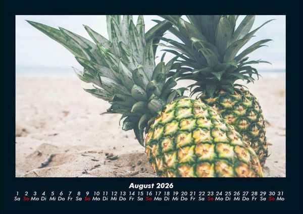 Produktbild: Obstkalender 2026 Fotokalender DIN A4