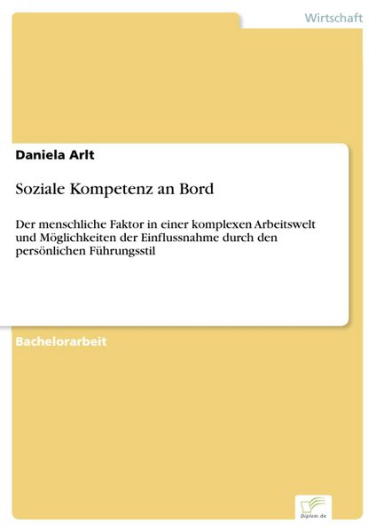 Produktbild: Soziale Kompetenz an Bord