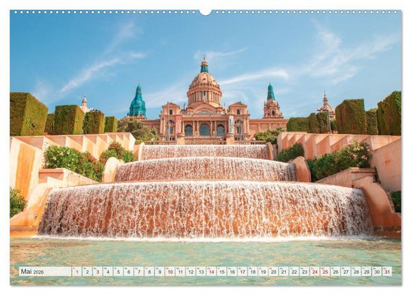 Produktbild: BARCELONA - Metropole am Mittelmeer (Wandkalender 2026 DIN A2 quer), CALVENDO Monatskalender