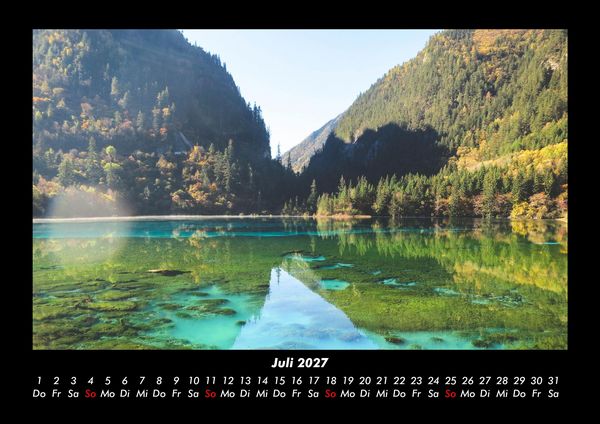 Produktbild: Die Seen der Erde 2027 Fotokalender DIN A3