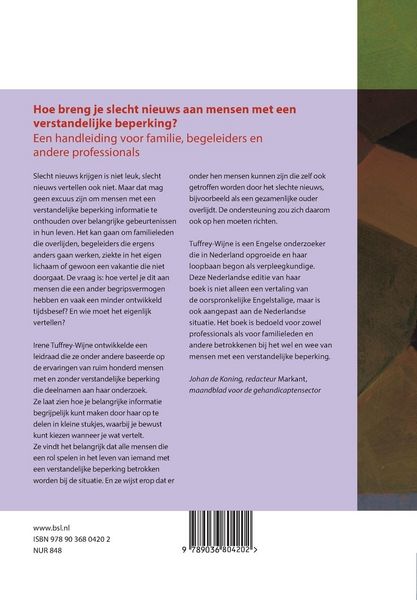 Produktbild: Hoe breng je slecht nieuws aan mensen met een verstandelijke beperking?