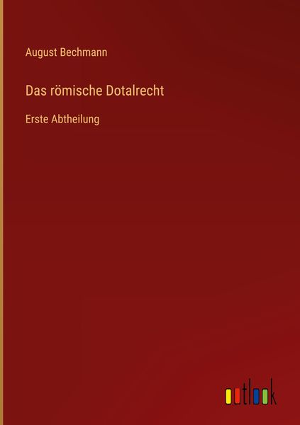 Produktbild: Das r&ouml;mische Dotalrecht