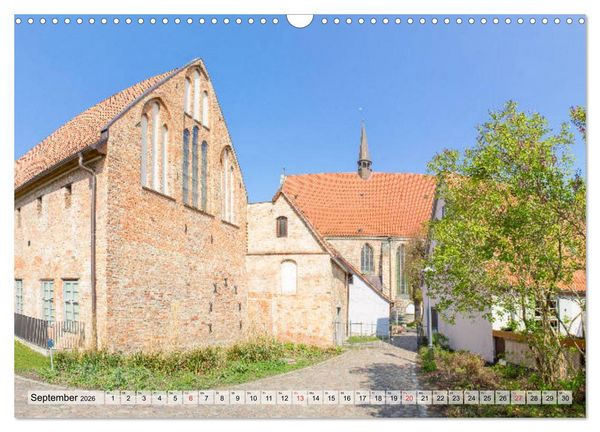 Produktbild: Hansestadt Rostock Historischer Stadtkern bis Warnem&uuml;nde (Wandkalender 2026 DIN A3 quer), CALVENDO Monatskalender