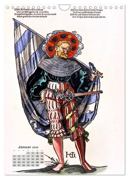 Produktbild: Landsknechte und Soldaten: Historische Uniformen (Wandkalender 2026 DIN A4 hoch), CALVENDO Monatskalender
