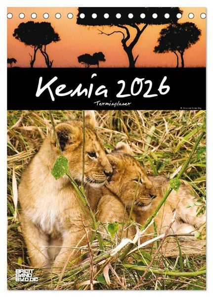 Produktbild: Kenia &ndash; Terminplaner (Tischkalender 2026 DIN A5 hoch), CALVENDO Monatskalender