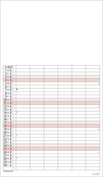 Produktbild: FMB Familienplaner XL 2027