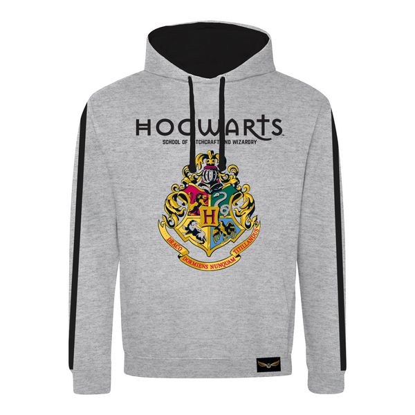 Produktbild: HP Hogwarts Grey Pullover Hoodie XXL