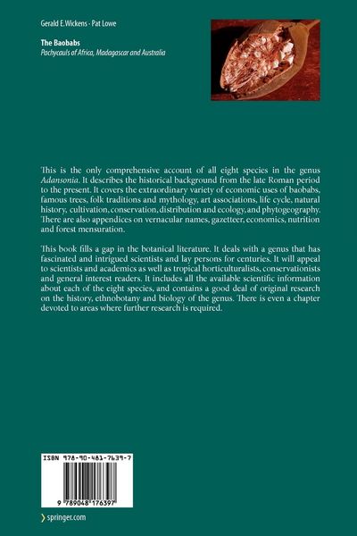 Produktbild: The Baobabs: Pachycauls of Africa, Madagascar and Australia