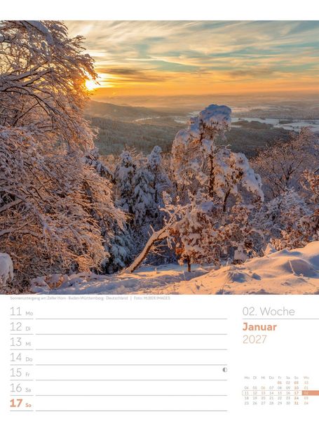 Produktbild: Unser Wald Wochenplaner Kalender 2027