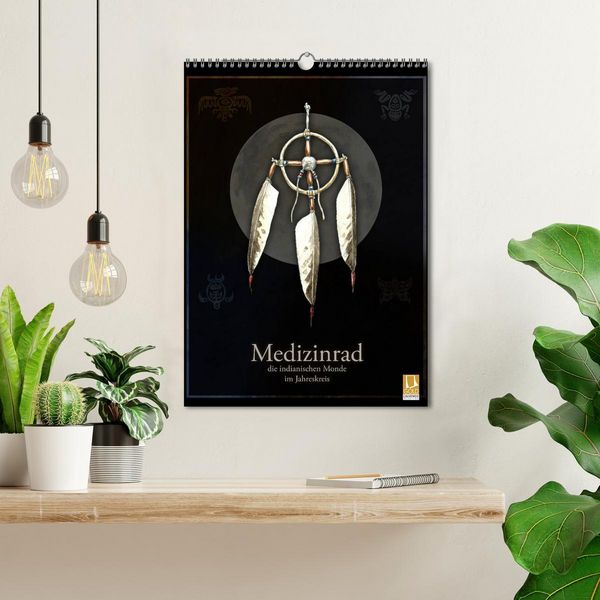 Produktbild: Medizinrad - die indianischen Monde im Jahreskreis (Wandkalender 2026 DIN A3 hoch), CALVENDO Monatskalender