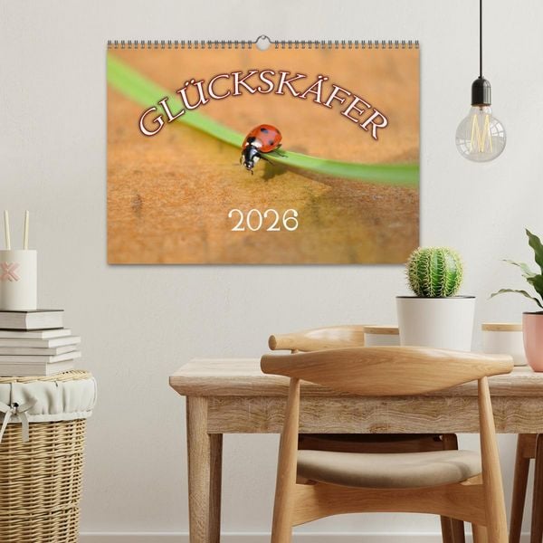 Produktbild: Marienk&auml;fer 2026 (Wandkalender 2026 DIN A3 quer), CALVENDO Monatskalender