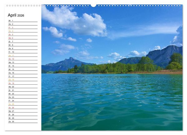 Produktbild: Traumhafter Mondsee (hochwertiger Premium Wandkalender 2026 DIN A2 quer), Kunstdruck in Hochglanz