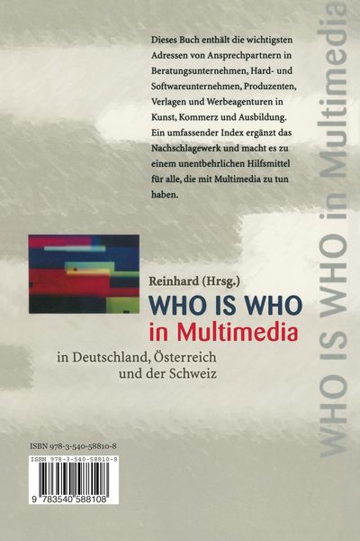 Produktbild: WHO is WHO in Multimedia