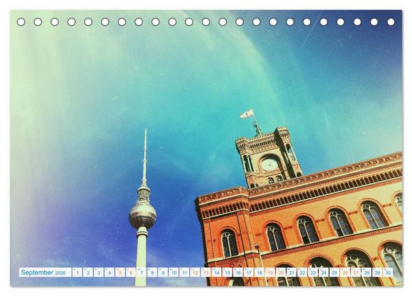 Produktbild: Berlin megacool (Tischkalender 2026 DIN A5 quer), CALVENDO Monatskalender