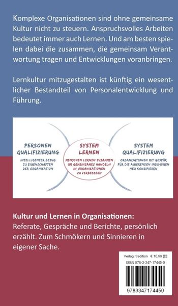 Produktbild: Kultur und Lernen in Organisationen