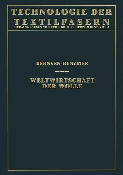 Produktbild: Weltwirtschaft der Wolle