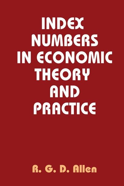 Produktbild: Index Numbers in Economic Theory and Practice