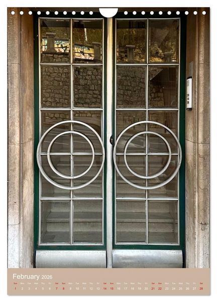Produktbild: Doors of Belgrade (Wall Calendar 2026 DIN A4 portrait), CALVENDO 12 Month Wall Calendar