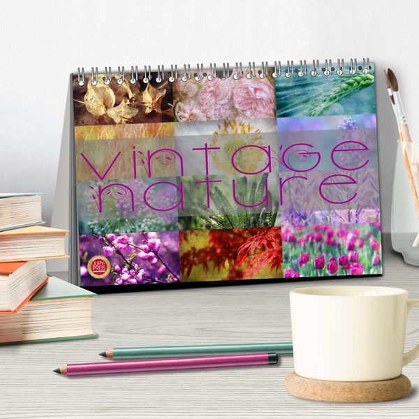 Produktbild: Vintage Nature - Romantische Naturaufnahmen (Tischkalender 2026 DIN A5 quer), CALVENDO Monatskalender