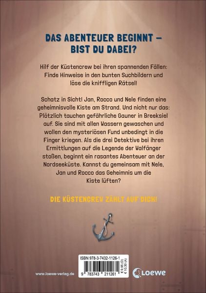 Produktbild: Die K&uuml;stencrew (Band 1) - Das Gold der Walf&auml;nger