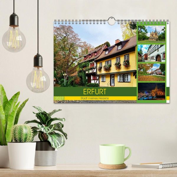 Produktbild: Erfurt - Stadt meines Herzens (Wandkalender 2027 DIN A4 quer), CALVENDO Monatskalender