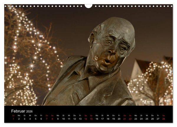 Produktbild: Buxtehude bei Nacht (Wandkalender 2026 DIN A3 quer), CALVENDO Monatskalender