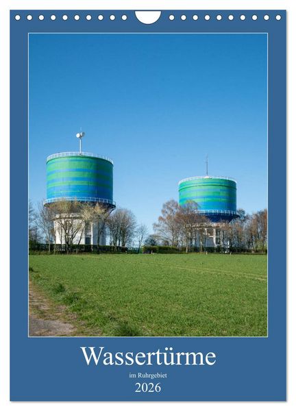 Produktbild: Wassert&uuml;rme im Ruhrgebiet (Wandkalender 2026 DIN A4 hoch), CALVENDO Monatskalender