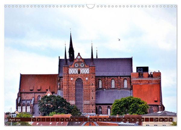 Produktbild: WISMAR die Hanststadt (Wandkalender 2026 DIN A3 quer), CALVENDO Monatskalender