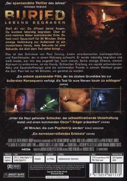 Produktbild: Buried - Lebend begraben