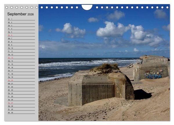 Produktbild: D&auml;nemark - Umgebung von Hvide Sande (Wandkalender 2026 DIN A4 quer), CALVENDO Monatskalender