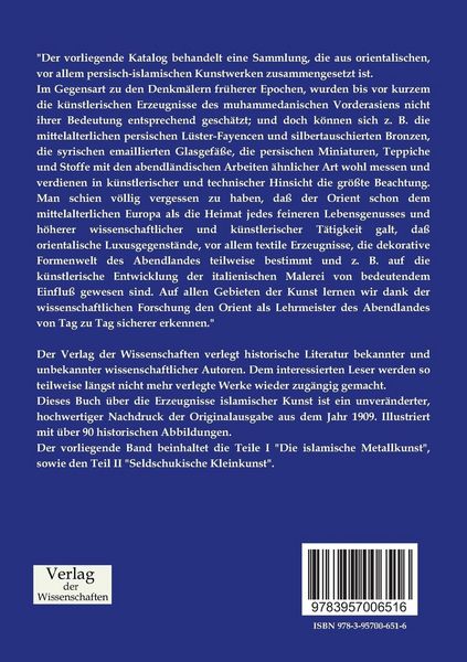 Produktbild: Erzeugnisse islamischer Kunst