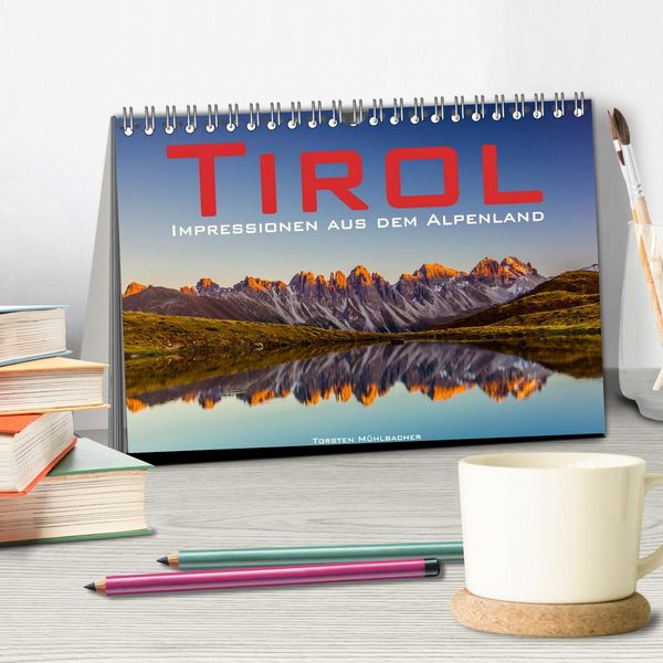 Produktbild: Tirol &ndash; Impressionen aus dem Alpenland (Tischkalender 2026 DIN A5 quer), CALVENDO Monatskalender