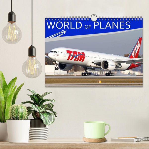 Produktbild: World of Planes (Wall Calendar 2026 DIN A4 landscape), CALVENDO 12 Month Wall Calendar