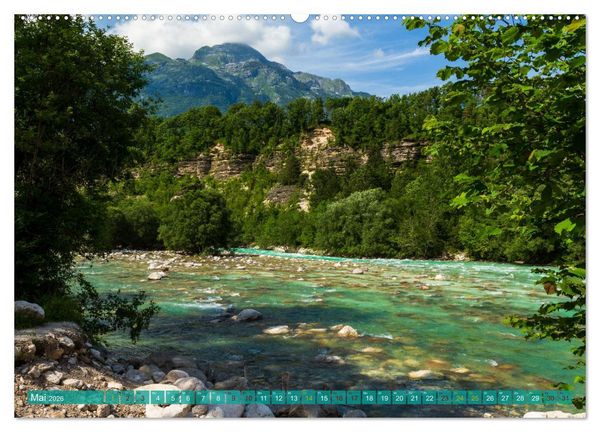 Produktbild: Reise durch das Soca-Tal - Unterwegs im sch&ouml;nen Slowenien (hochwertiger Premium Wandkalender 2026 DIN A2 quer), Kunstdruck in Hochglanz