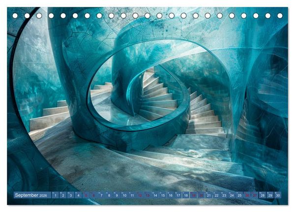 Produktbild: Architektonische Unm&ouml;glichkeiten (Tischkalender 2026 DIN A5 quer), CALVENDO Monatskalender