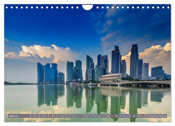 Produktbild: Singapur. Stadt der Superlative (Wandkalender 2026 DIN A4 quer), CALVENDO Monatskalender