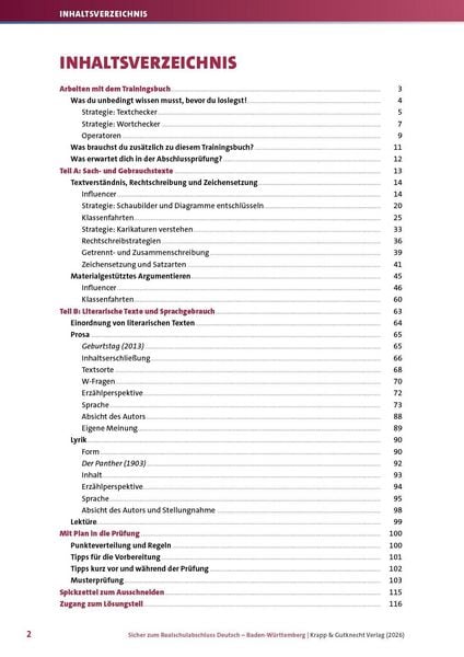 Produktbild: Sicher zum Realschulabschluss Deutsch Baden-W&uuml;rttemberg neues Pr&uuml;fungsformat 2027