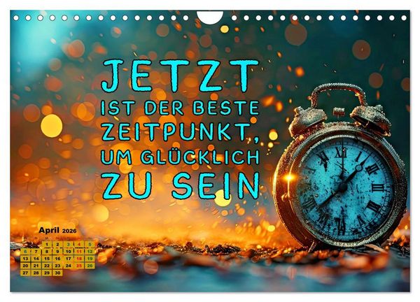 Produktbild: Work - Life - Balance - unterwegs mit coolen Spr&uuml;chen (Wandkalender 2026 DIN A4 quer), CALVENDO Monatskalender