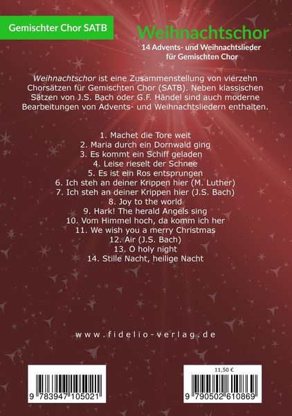 Produktbild: Weihnachtschor