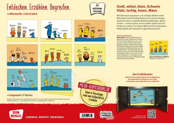 Produktbild: Eins Zwei Drei Tier. Kamishibai Bildkartenset
