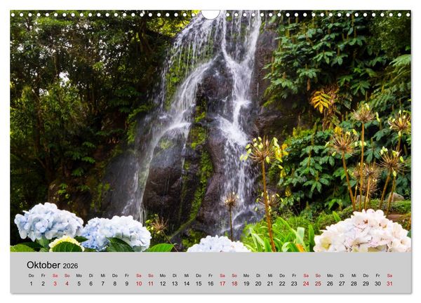 Produktbild: Azoren - S&atilde;o Miguel (Wandkalender 2026 DIN A3 quer), CALVENDO Monatskalender