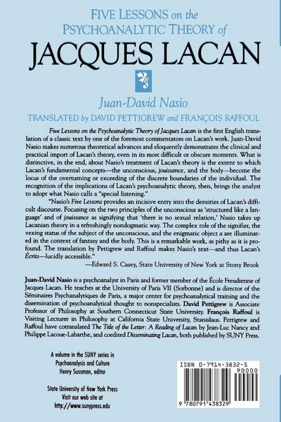 Produktbild: Five Lessons on the Psychoanalytic Theory of Jacques Lacan