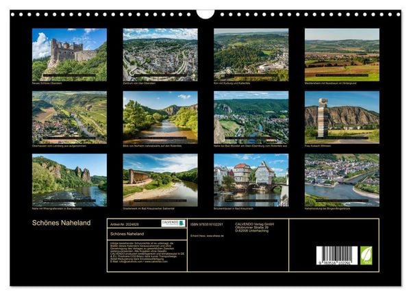 Produktbild: Sch&ouml;nes Naheland (Wandkalender 2026 DIN A3 quer), CALVENDO Monatskalender