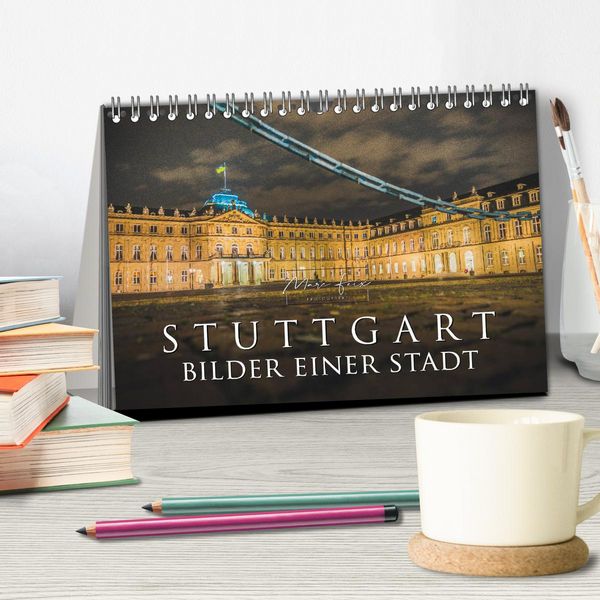 Produktbild: Stuttgart - Bilder einer Stadt 2026 (Tischkalender 2026 DIN A5 quer), CALVENDO Monatskalender
