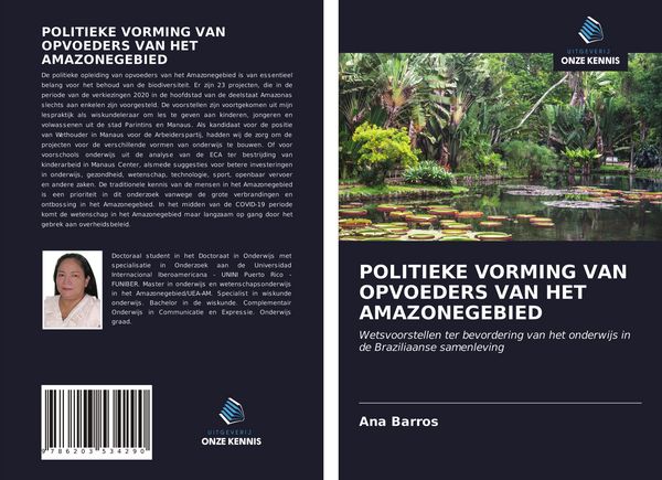 Produktbild: Politieke Vorming Van Opvoeders Van Het Amazonegebied
