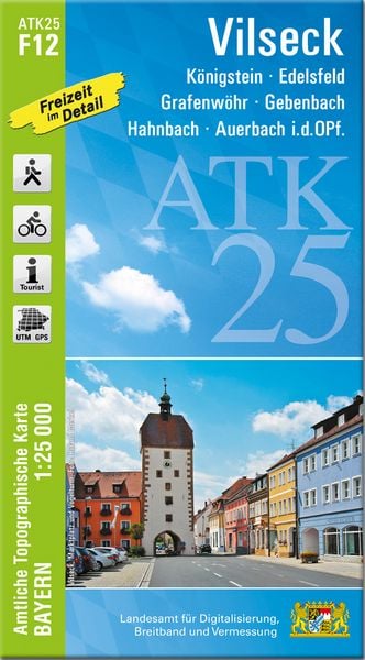 ATK25-F12 Vilseck (Amtliche Topographische Karte 1:25000), Sonstige von , Landesamt für Digitalisierung, Breitband und Vermessung, Bayern,