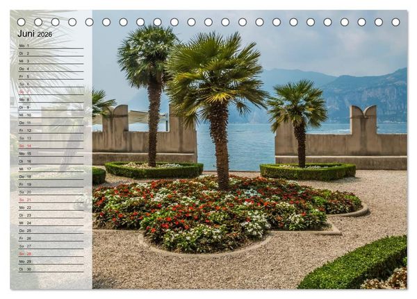 Produktbild: GARDASEE Idyllische Orte (Tischkalender 2026 DIN A5 quer), CALVENDO Monatskalender