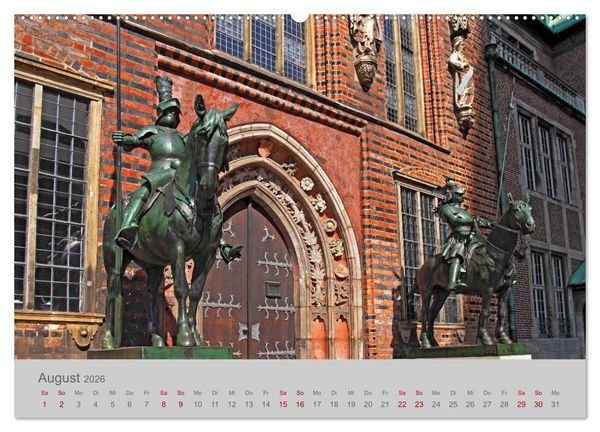 Produktbild: Hansestadt Bremen (Wandkalender 2026 DIN A2 quer), CALVENDO Monatskalender