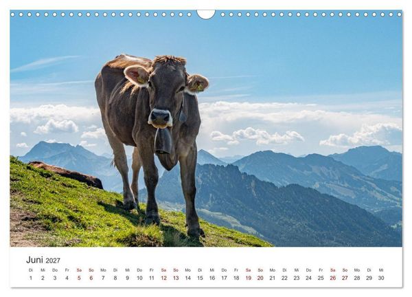 Produktbild: Naturwunder Berge (Wandkalender 2027 DIN A3 quer), CALVENDO Monatskalender