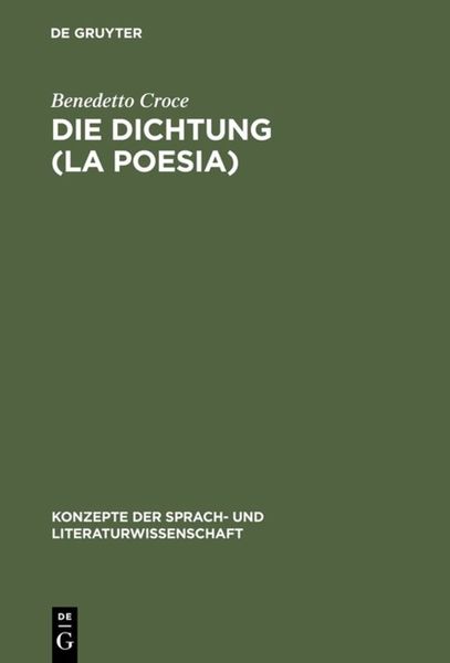 Produktbild: Die Dichtung (La Poesia)